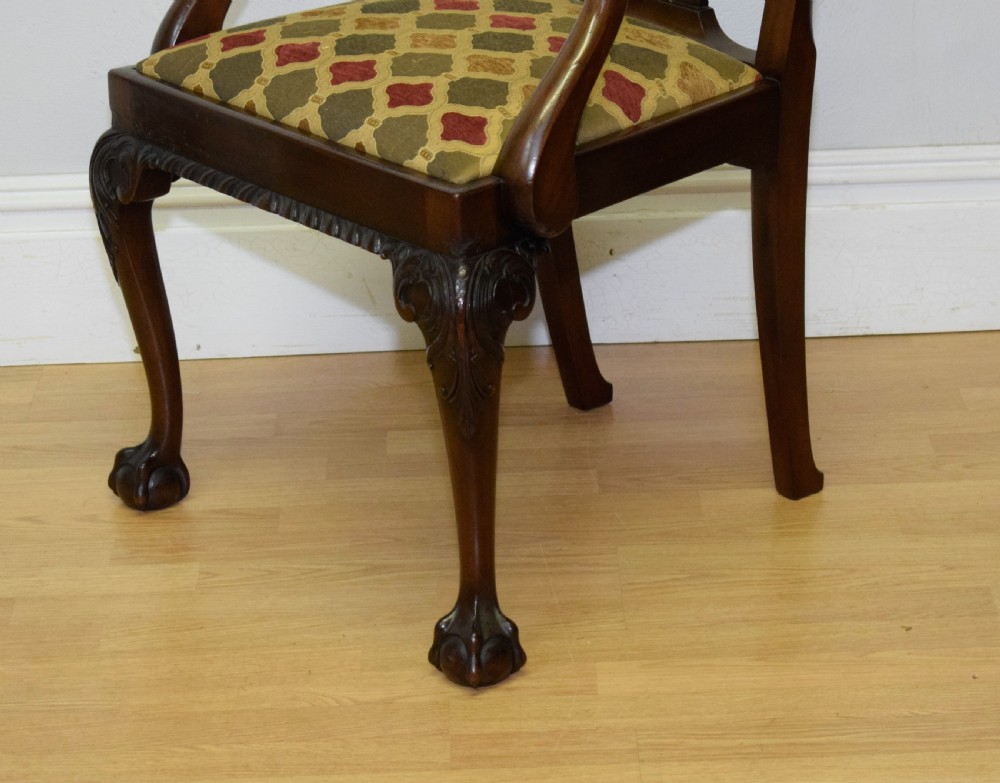 Antique Chippendale Armchair View IX