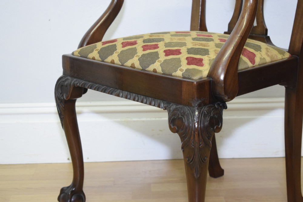 Antique Chippendale Armchair View XI