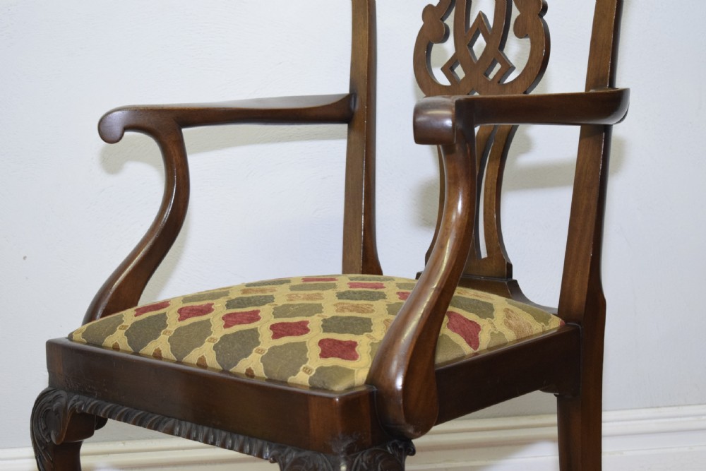 Antique Chippendale Armchair View XII