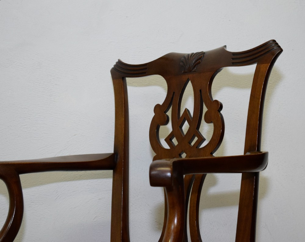 Antique Chippendale Armchair View XIII