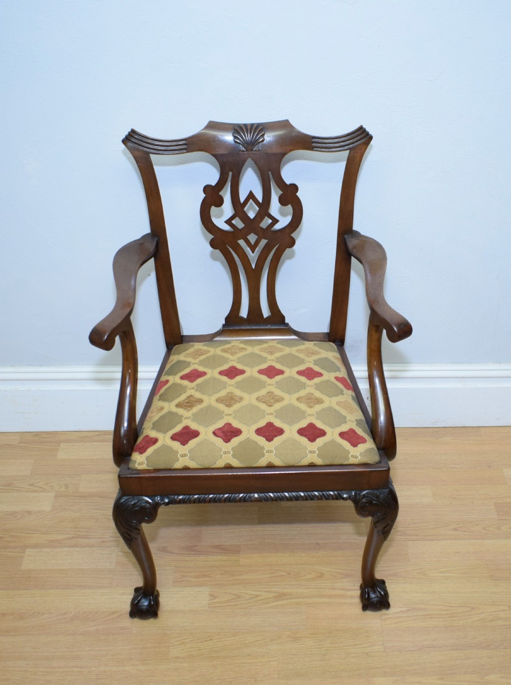 Antique Chippendale Armchair View XVII