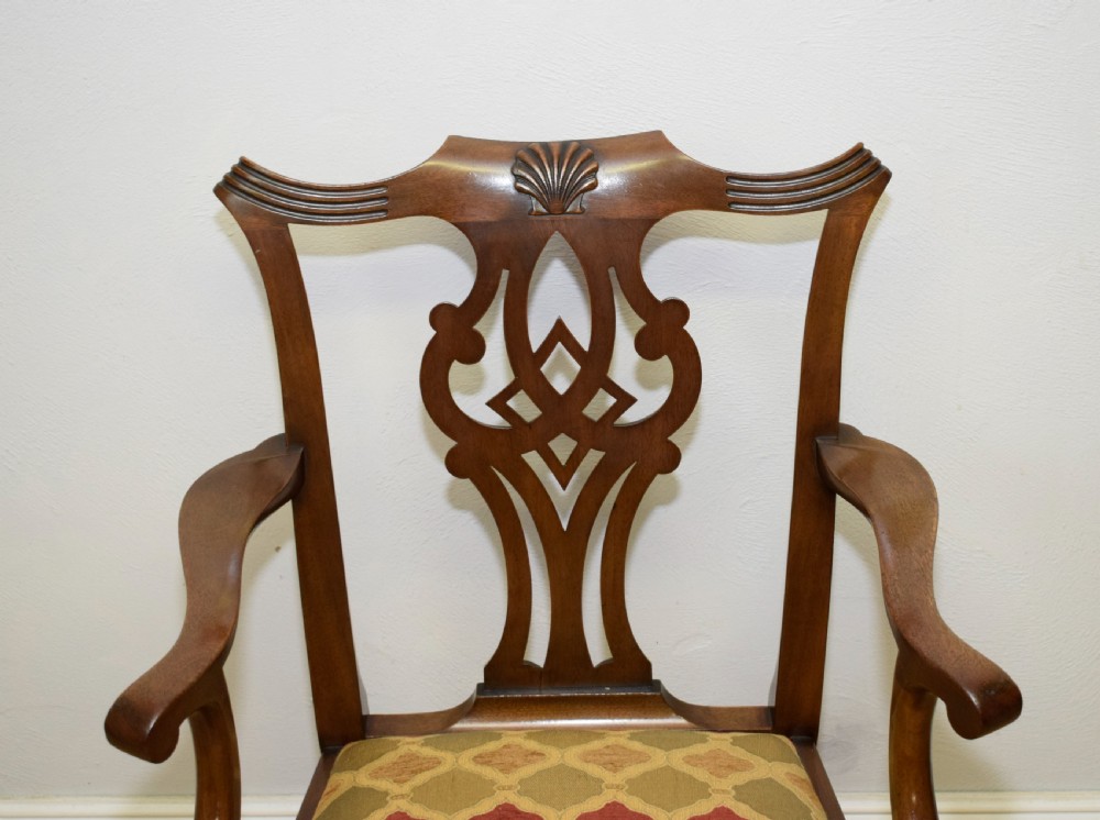 Antique Chippendale Armchair View XX