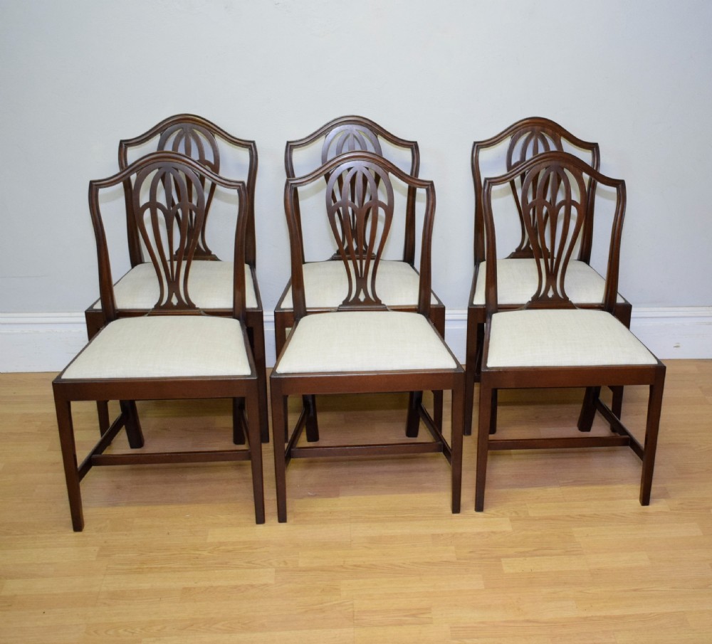 Antique Set of 6 Dining Chairs View X