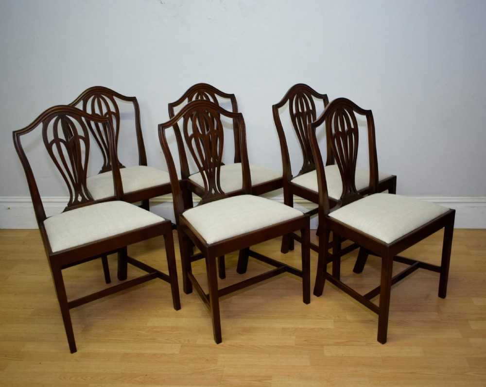 Antique Set of 6 Dining Chairs View XIII