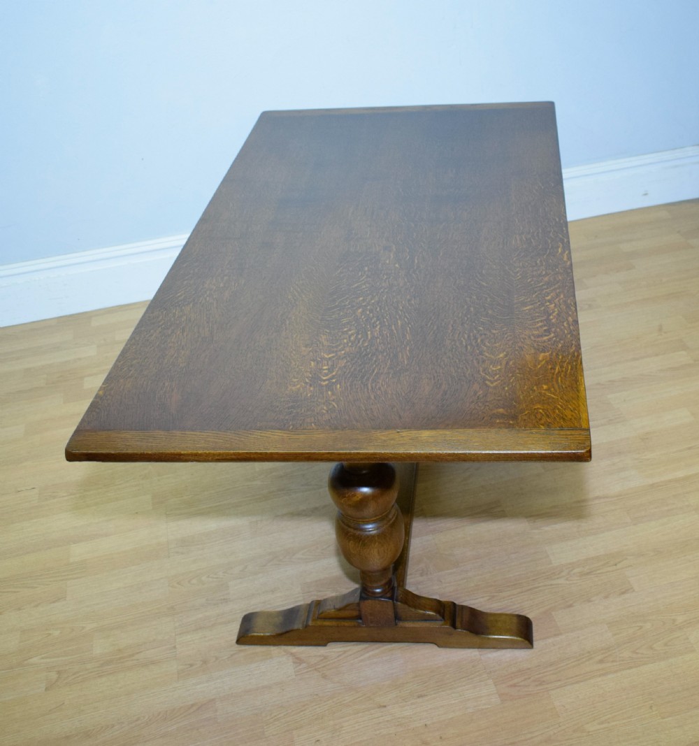 Antique Refectory Oak Table View II