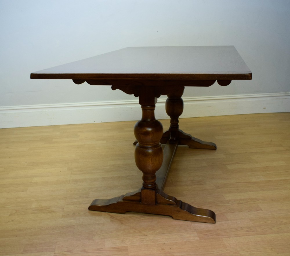 Antique Refectory Oak Table View III