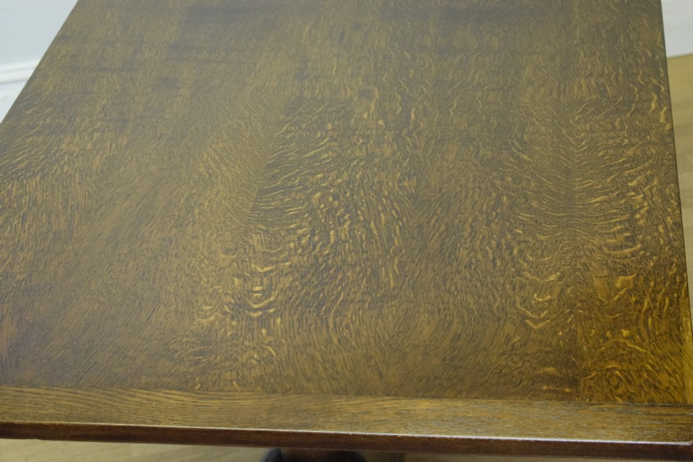Antique Refectory Oak Table View V