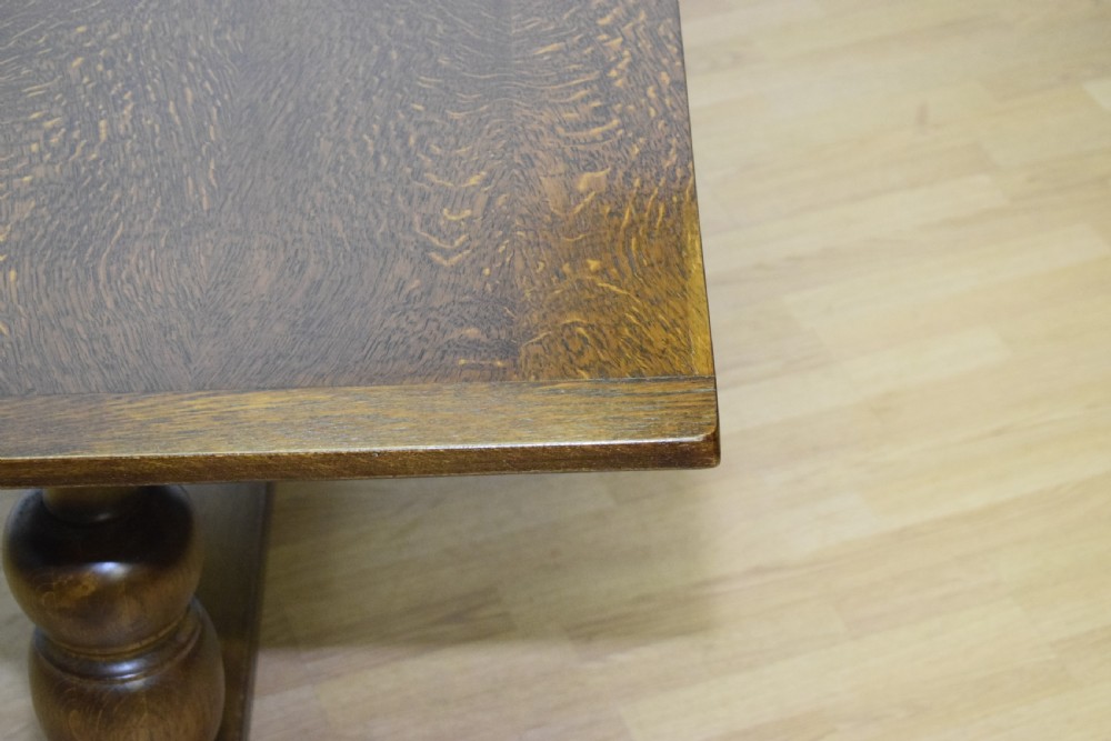 Antique Refectory Oak Table View VI