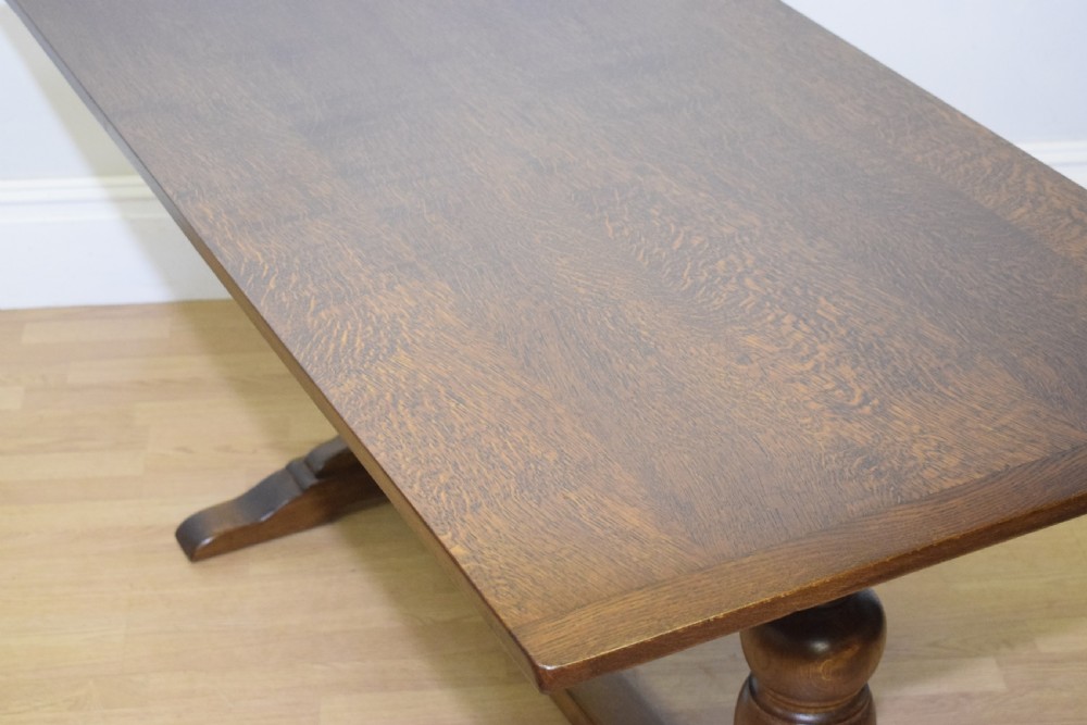 Antique Refectory Oak Table View X