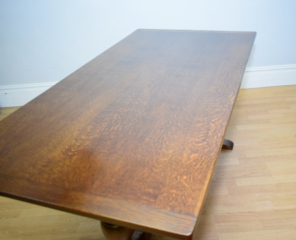 Antique Refectory Oak Table View XIII