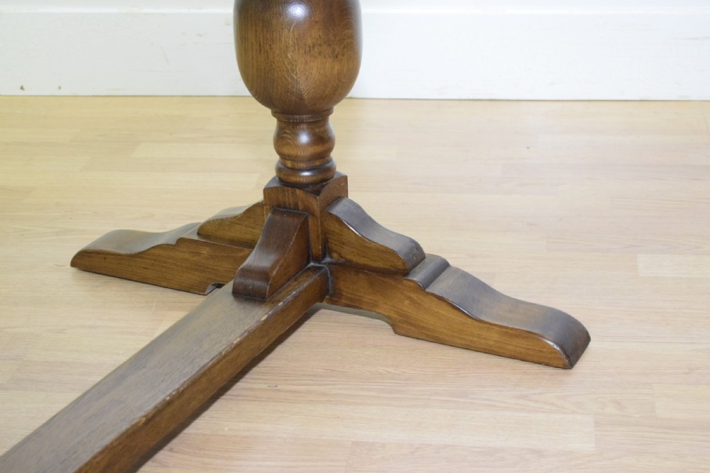 Antique Refectory Oak Table View XVII
