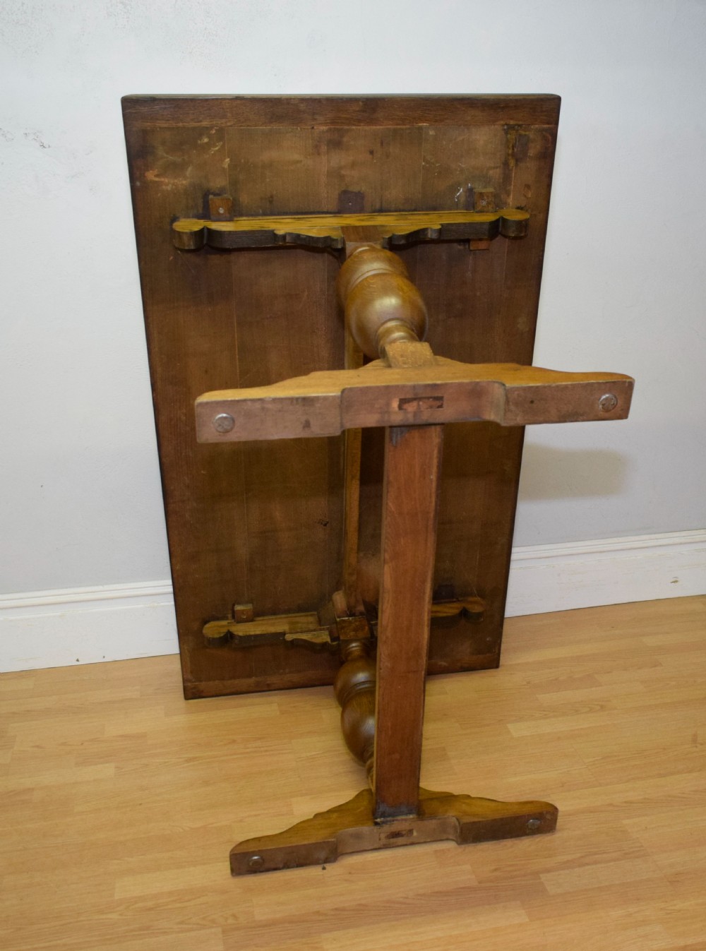 Antique Refectory Oak Table View XVIII