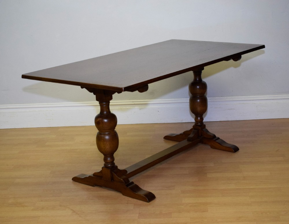 Antique Refectory Oak Table View XXI