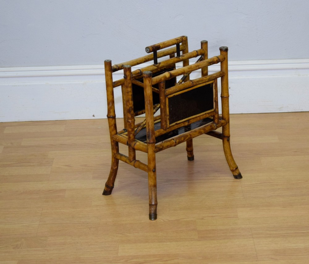 Victorian Bamboo Magazine / Newspaper Rack