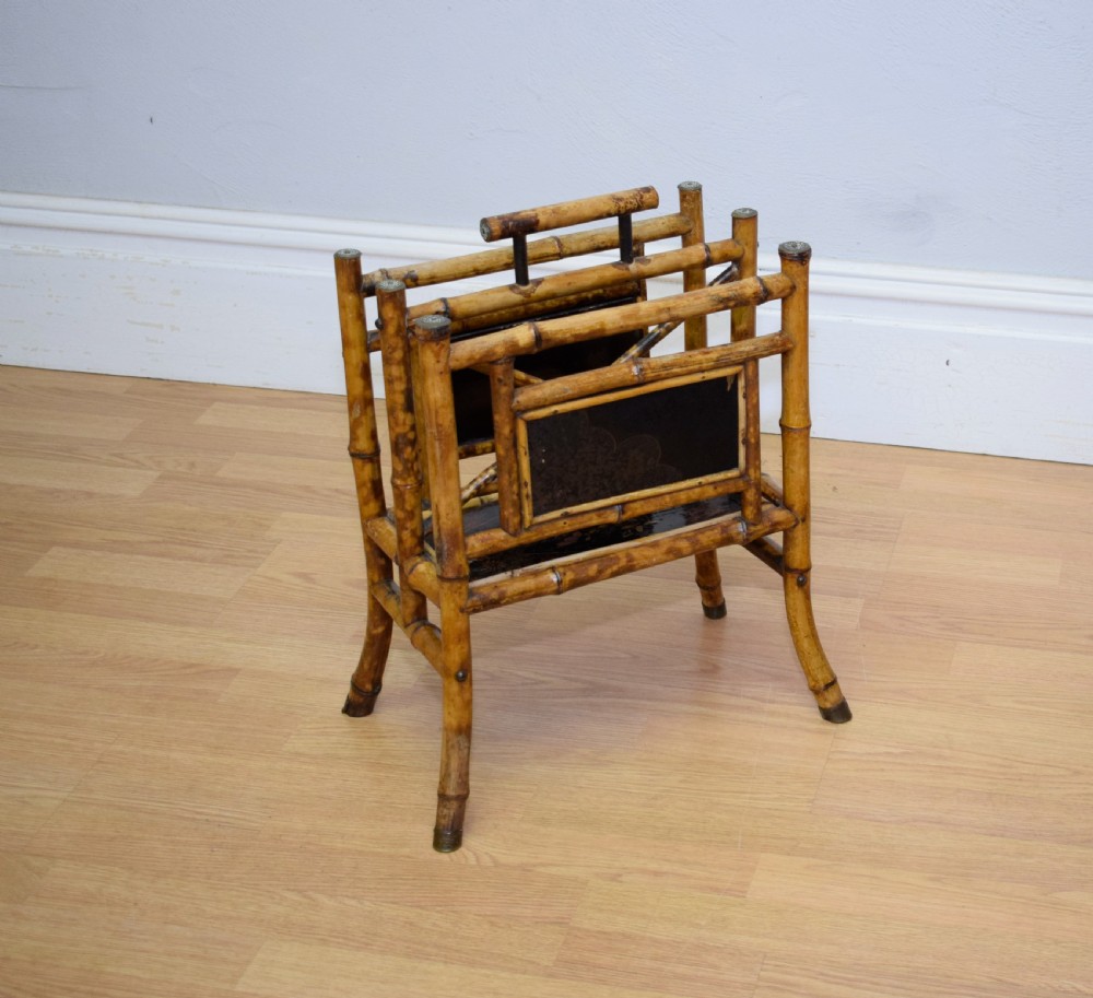 Victorian Bamboo Magazine / Newspaper Rack View IV