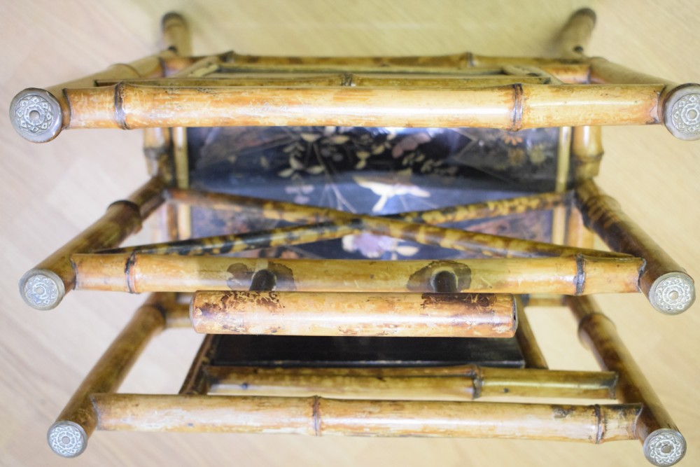Victorian Bamboo Magazine / Newspaper Rack View VII