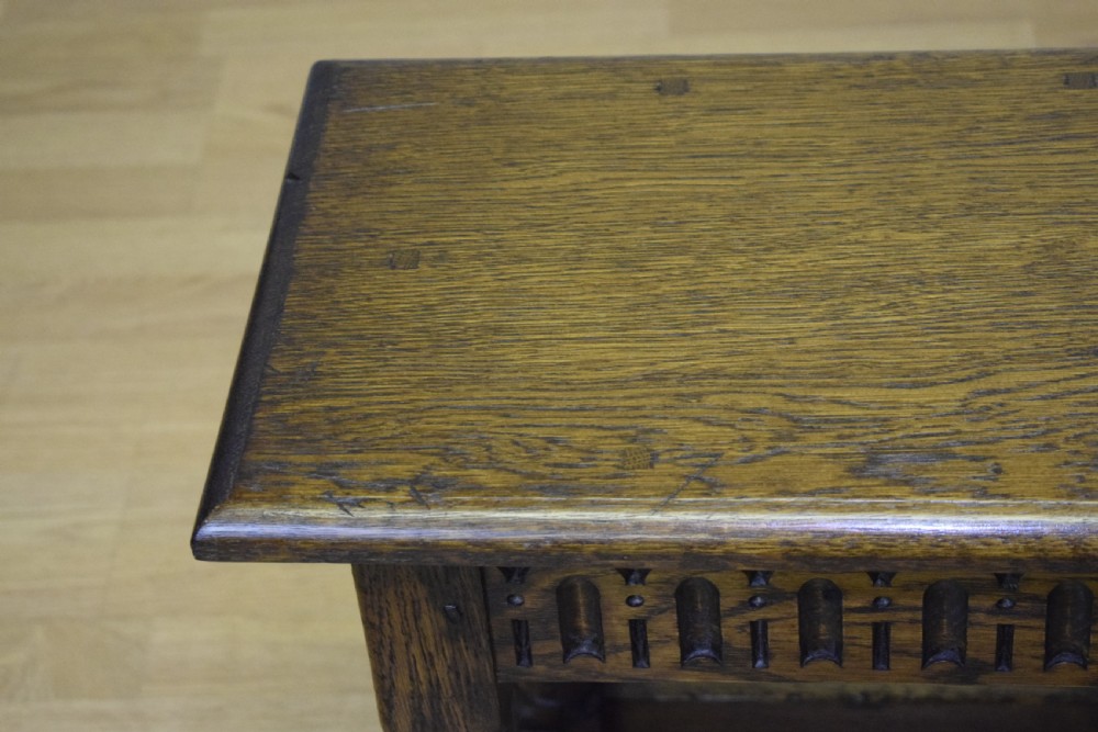 Early 20th Century Oak Joint Stool View XI