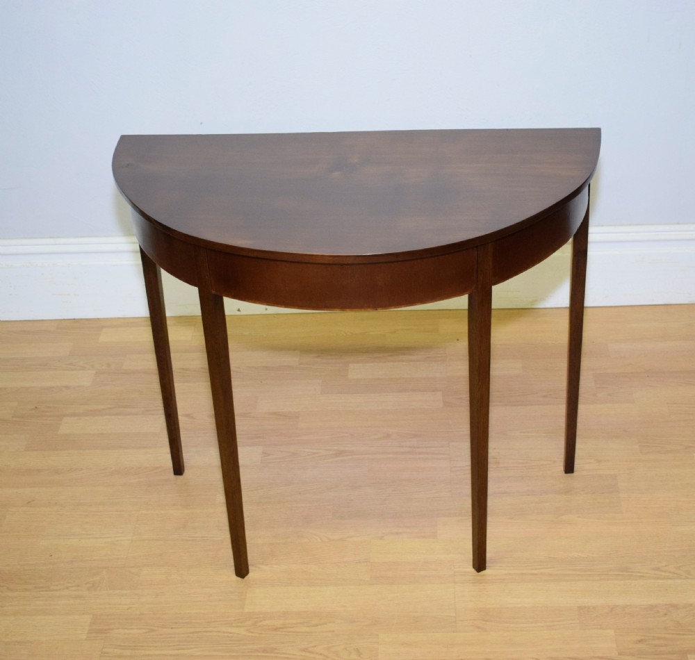 Georgian Demi Lune Table