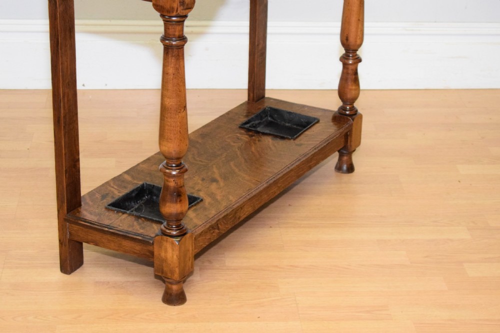 Antique Victorian Carved Oak Hall Stand View VIII