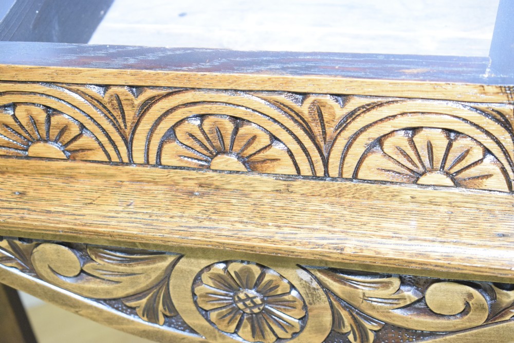 Antique Victorian Carved Oak Hall Stand View XXIII