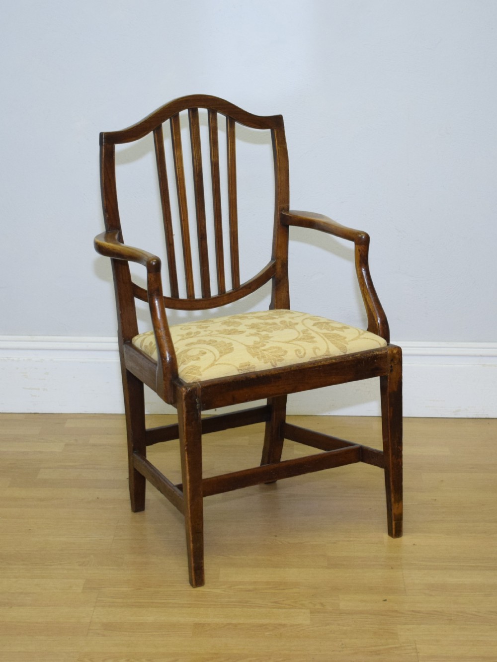 Antique Georgian Fruitwood Armchair 