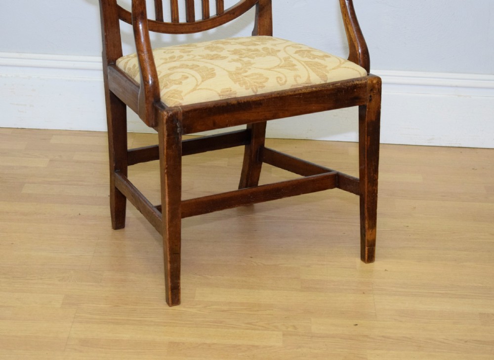 Antique Georgian Fruitwood Armchair  View IV