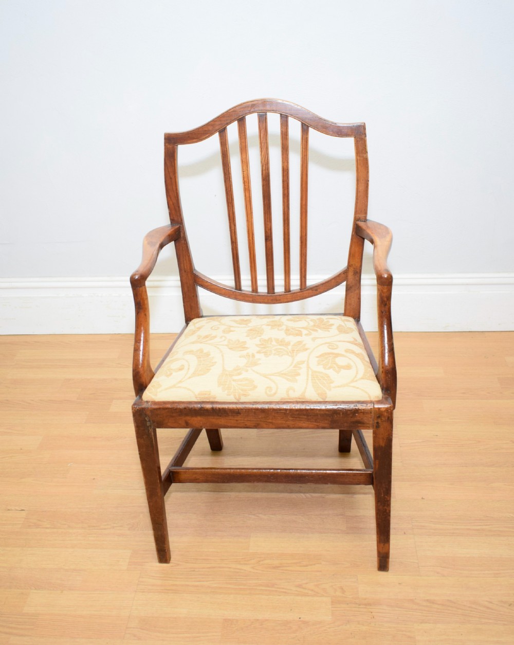 Antique Georgian Fruitwood Armchair  View XI