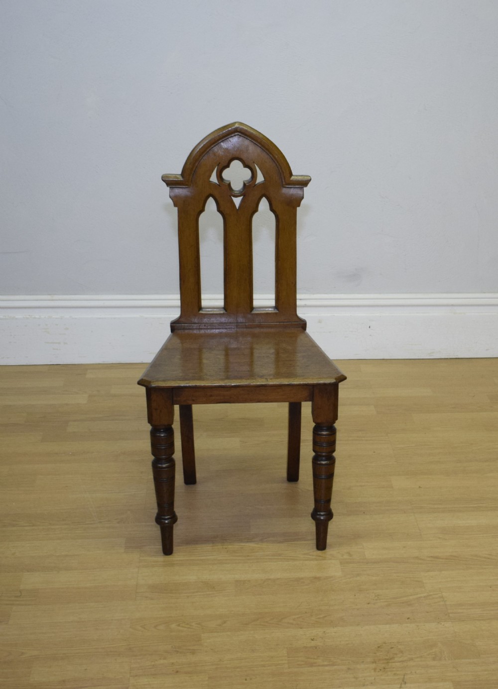 Victorian Gothic Hall Chair  View IV