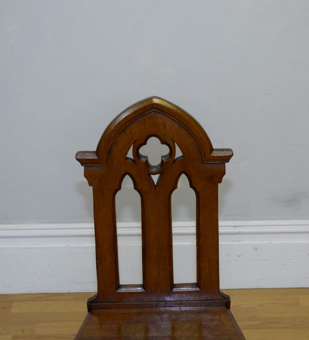 Victorian Gothic Hall Chair  View VIII