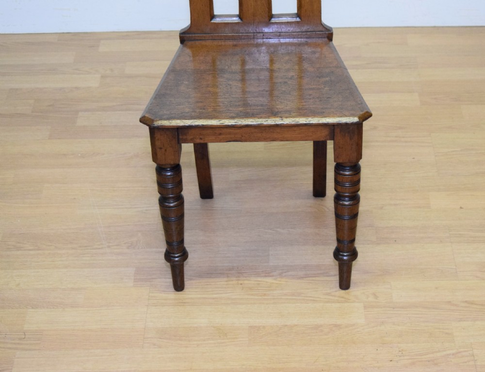 Victorian Gothic Hall Chair  View IX