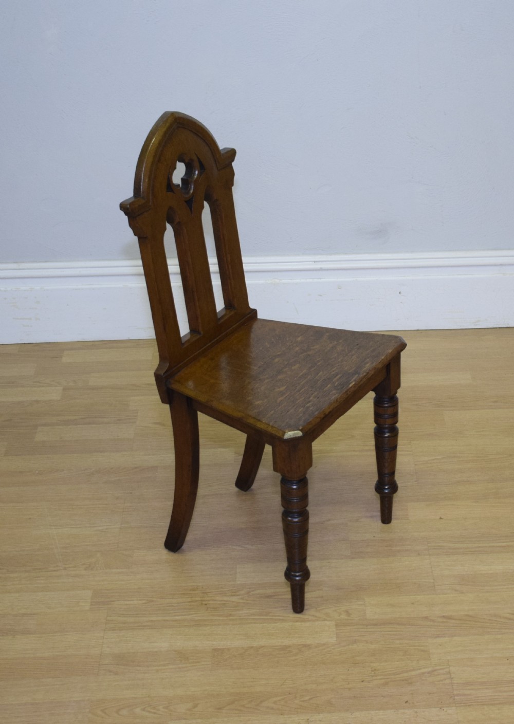 Victorian Gothic Hall Chair  View X