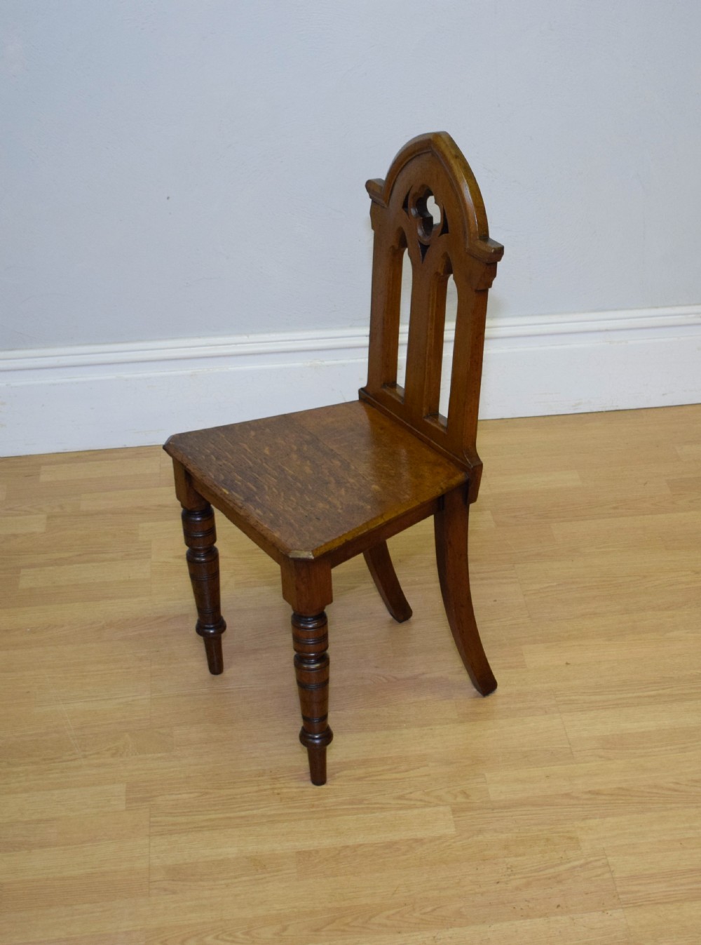 Victorian Gothic Hall Chair  View XII