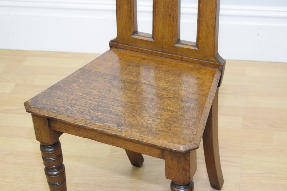 Victorian Gothic Hall Chair  View XIV
