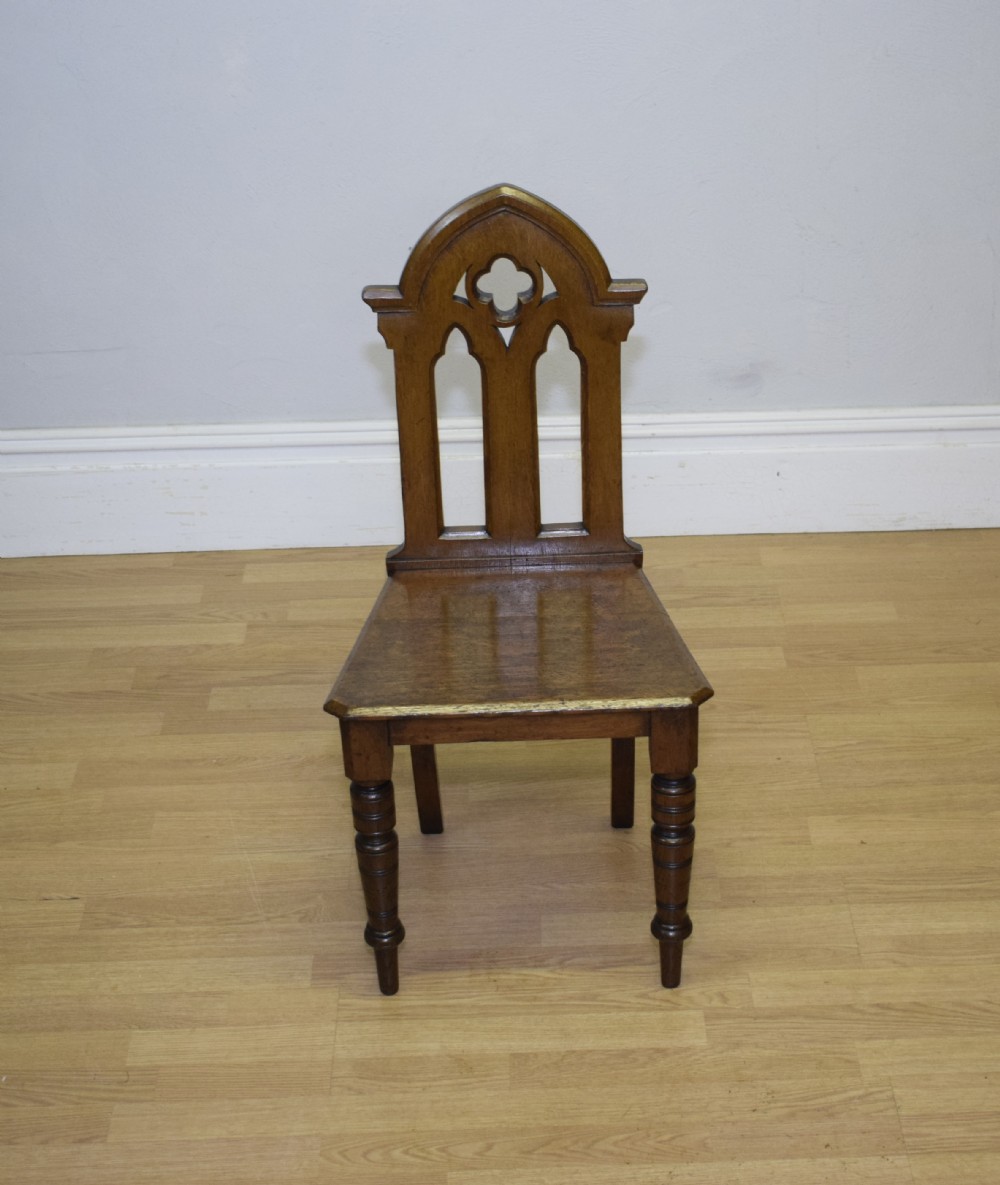 Victorian Gothic Hall Chair 