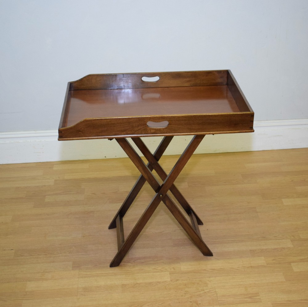 Victorian Butlers Tray On Stand
