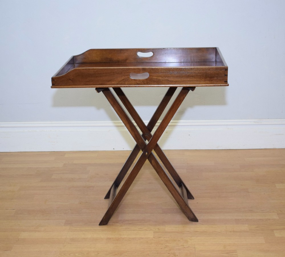 Victorian Butlers Tray On Stand View II