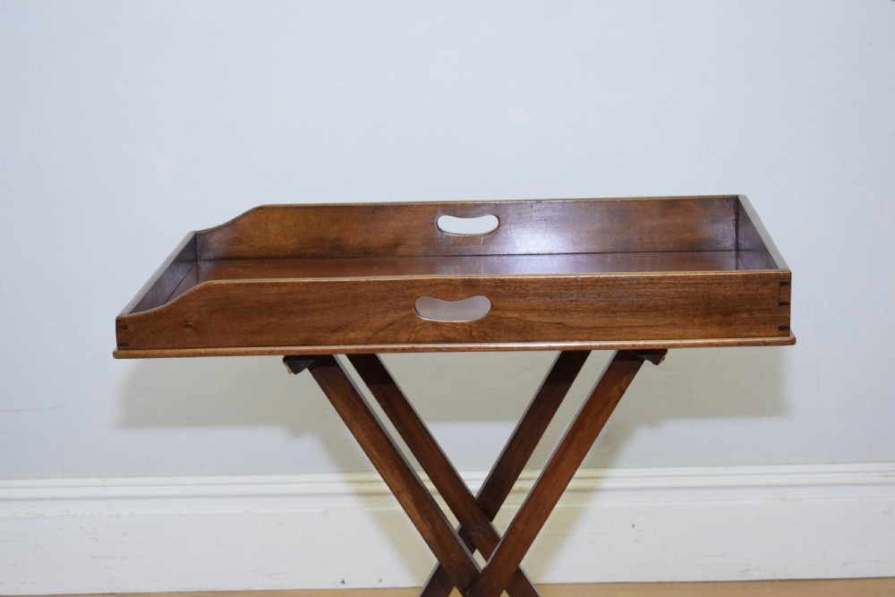 Victorian Butlers Tray On Stand View III