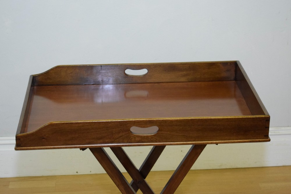 Victorian Butlers Tray On Stand View VI