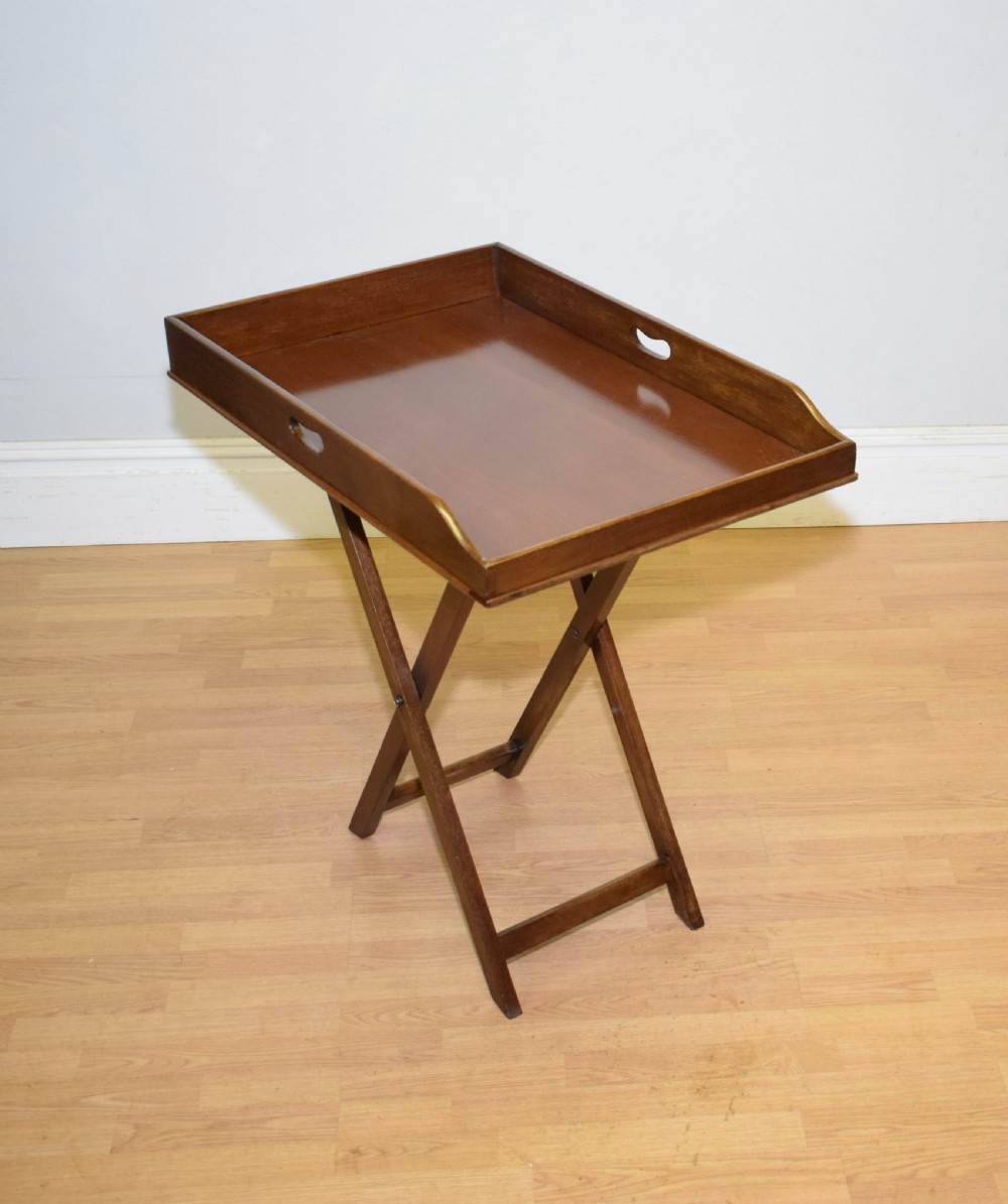 Victorian Butlers Tray On Stand View X