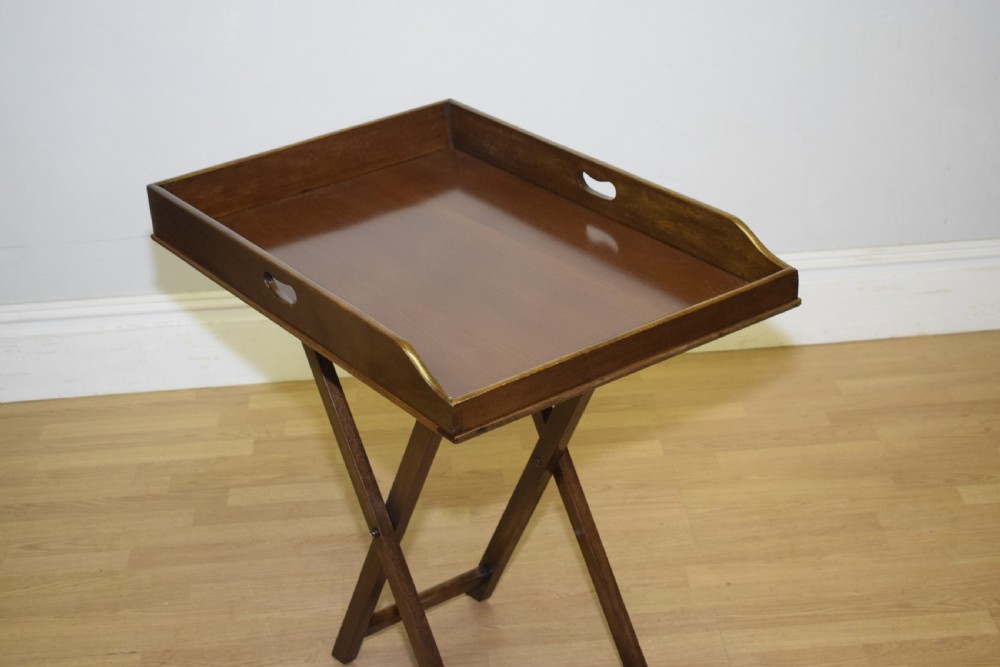 Victorian Butlers Tray On Stand View XI