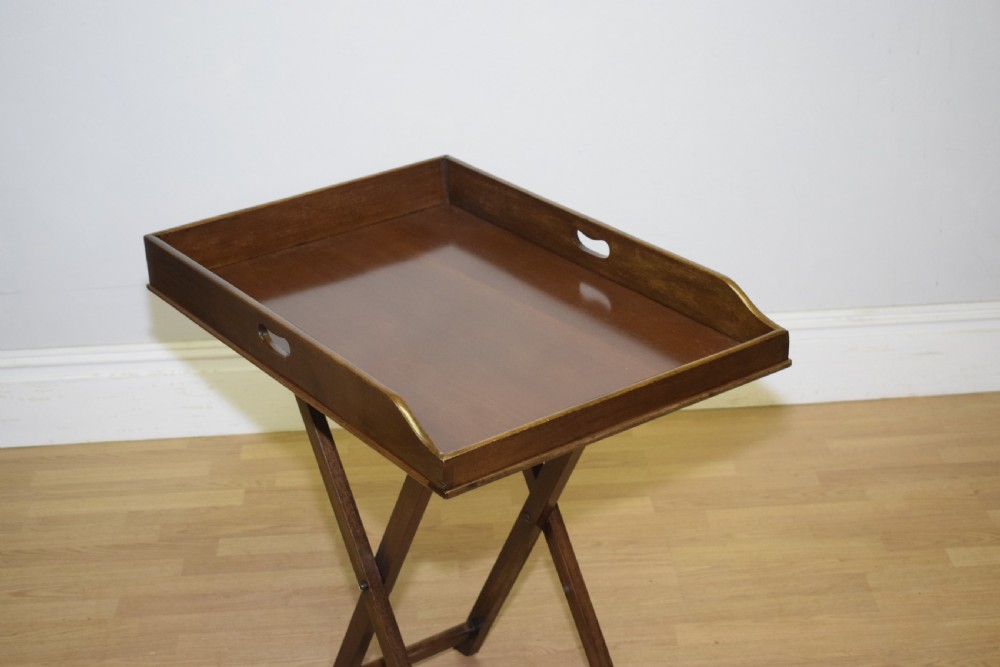 Victorian Butlers Tray On Stand View XII