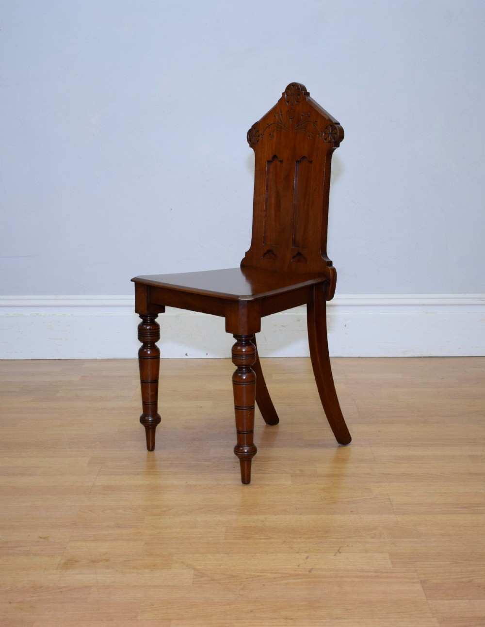 Victorian Gothic Hall Chair View III