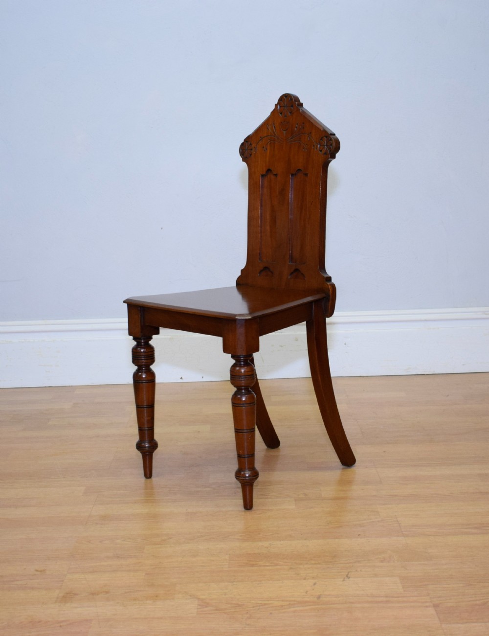 Victorian Gothic Hall Chair View IV