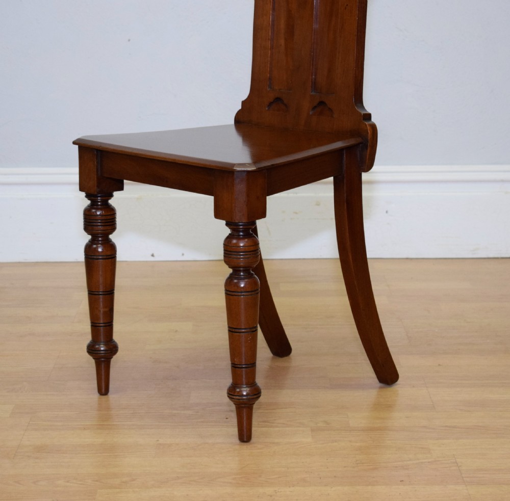 Victorian Gothic Hall Chair View VIII
