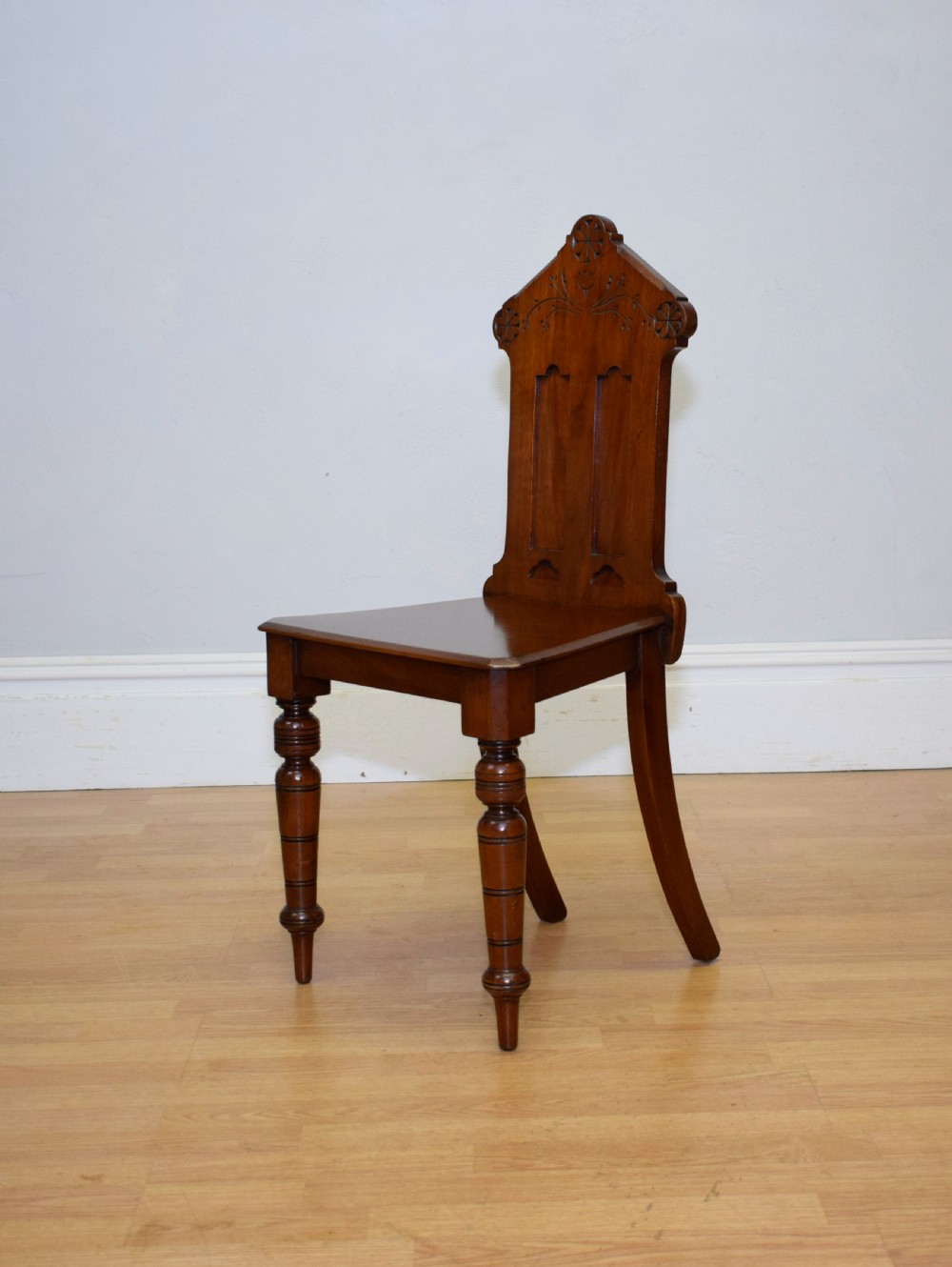 Victorian Gothic Hall Chair View X