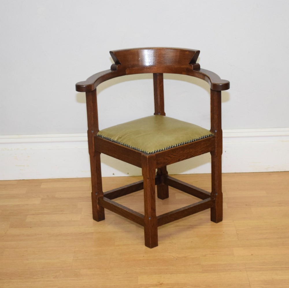 Antique Arts & Crafts Corner Chair View III