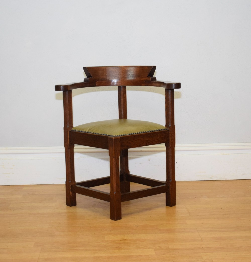 Antique Arts & Crafts Corner Chair View IV