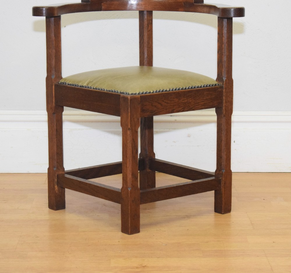 Antique Arts & Crafts Corner Chair View VI