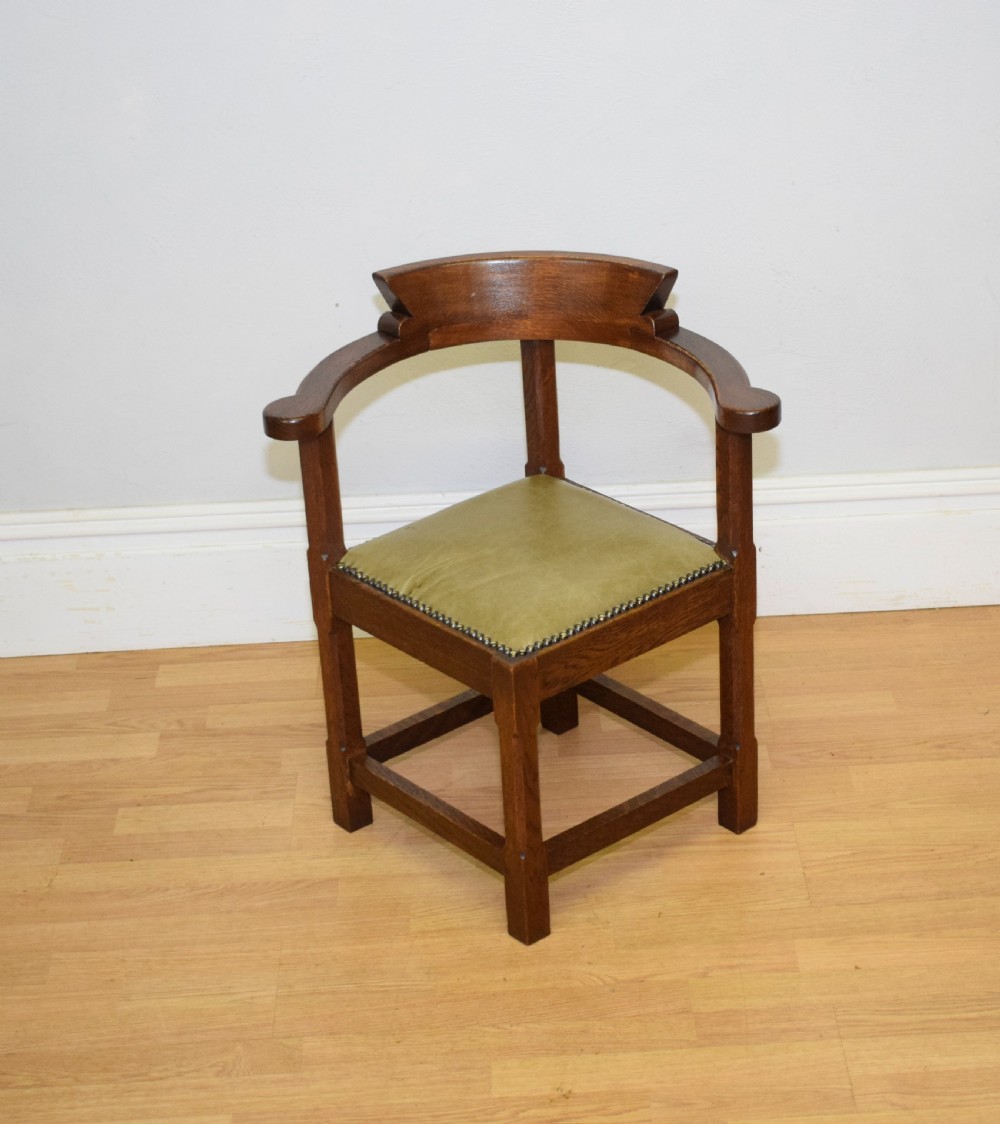 Antique Arts & Crafts Corner Chair View VII
