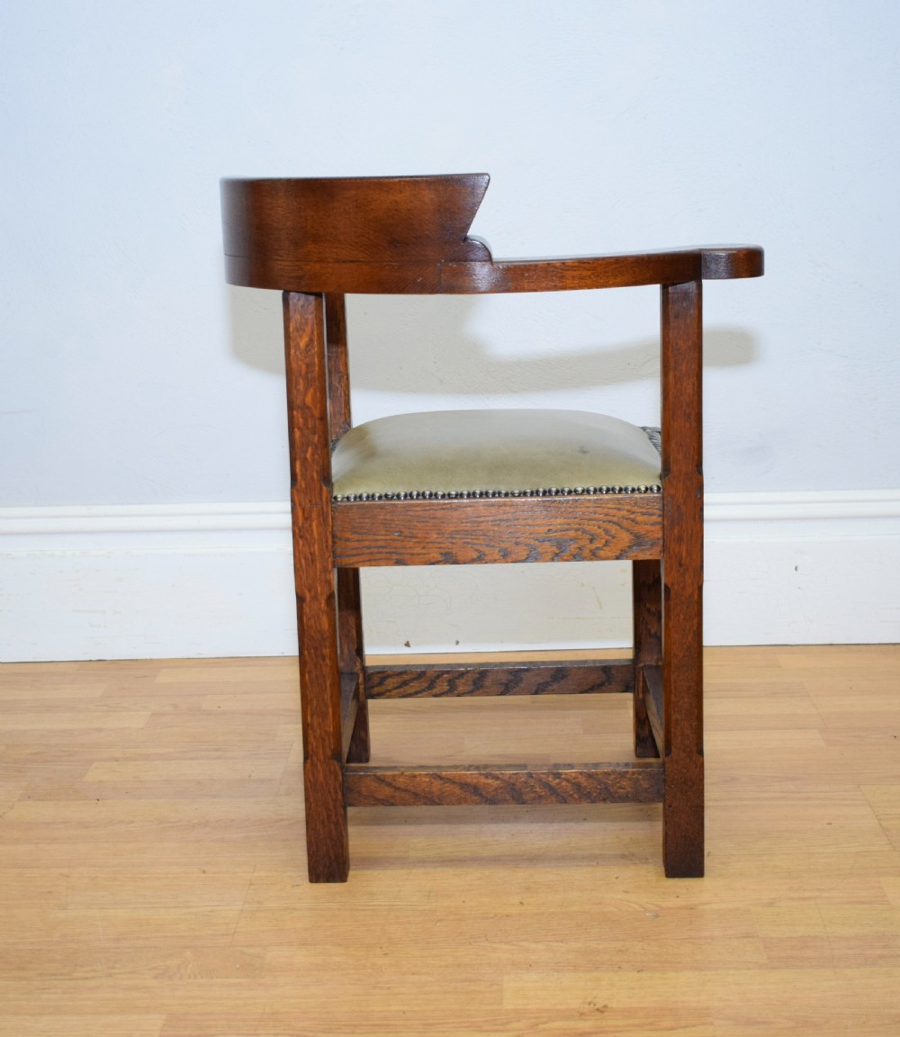 Antique Arts & Crafts Corner Chair View IX